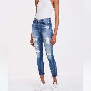 7 For All Mankind Ankle skinny Jeans- size 25